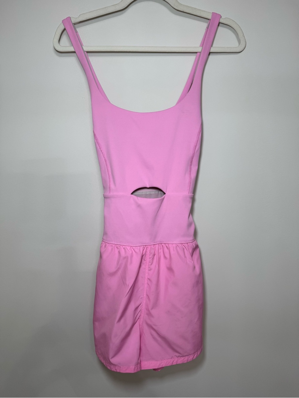 Free People Movement Righteous Runsie - pink athletic romper - size large